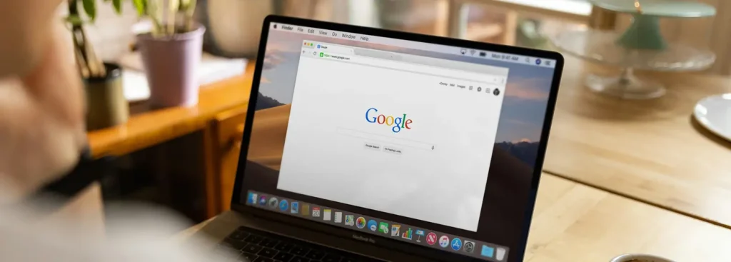 website not showing on google